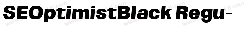SEOptimistBlack Regu字体转换